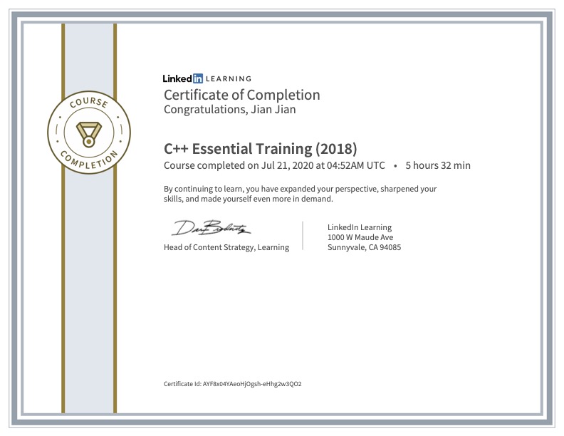 Click to view full size C Essential Training